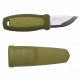 Нож Morakniv Eldris, нержавеющая сталь, цвет зеленый, с ножнами, 12651 - Нож Morakniv Eldris, нержавеющая сталь, цвет зеленый, с ножнами, 12651