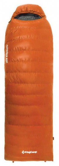 8006 FAVOURER 600 -10C пуховый спальный мешок (-10, оранжевый)