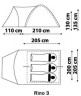 Палатка Canadian Camper RINO 3 - Палатка Canadian Camper RINO 3