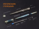 Тактическая ручка Fenix T5Ti голубая - Тактическая ручка Fenix T5Ti голубая