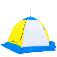 Палатка-зонт зимняя трехместная СТЭК "ELITE" дышащая