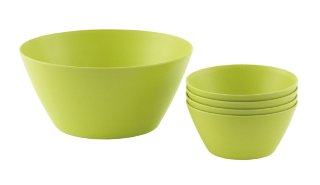 650236 Outwell набор посуды Bamboo Salad Set, 1+4 мисок