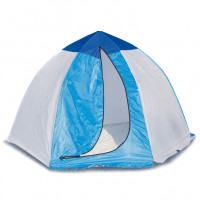 Палатка-зонт рыболовная двухместная СТЭК "Классика алюм. звезда" дышащая