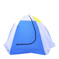 Палатка-зонт рыболовная трехместная СТЭК "Классика алюм. звезда"