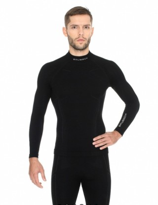 Мужская блуза длинный рукав EXTREME WOOL, черный