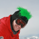 S074 Furry green нашлемник - S074 Furry green нашлемник