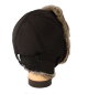 Черная матовая шапка ушанка для мальчика мех Кролик - Detskaja-shapka-ushanka-Chjornaja,-meh-Krolik.jpg