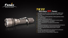 Тактический фонарь Fenix TK22 Cree XM-L2 U2 серый