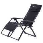 3903 DeckChair Enlarged Style кресло скл. сталь (чёрный)