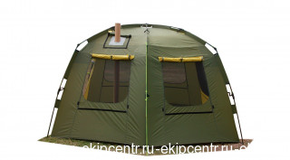 Всесезонная палатка автомат 4 Season под теплообменник, khaki