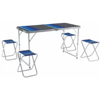 Комплект кемпинговой мебели ZAGOROD В 103 (4 стула + стол складной)
