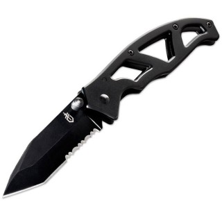 Нож Gerber Tactical Paraframe Tanto Clip Foldin Knife, блистер, прямое-серрейторное лезвие, 31-00173