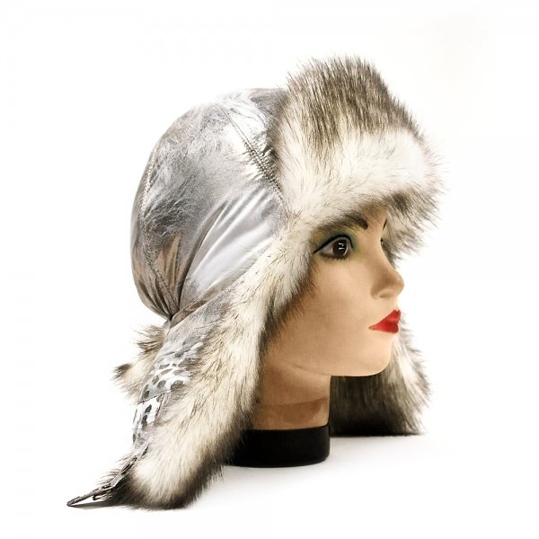 Shapka Ushanka Zhenskaya Plashyovka Zolotoj Risunok Meh Kunica Kupit So Skidkoj V Internet Magazine Ec Skolkovo 8 495 6696 532