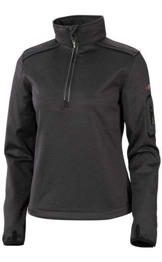 Толстовка с горловиной на молнии Women's Half-Zip Black